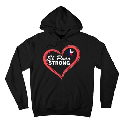 El Paso Strong Heart Texas Star Hoodie