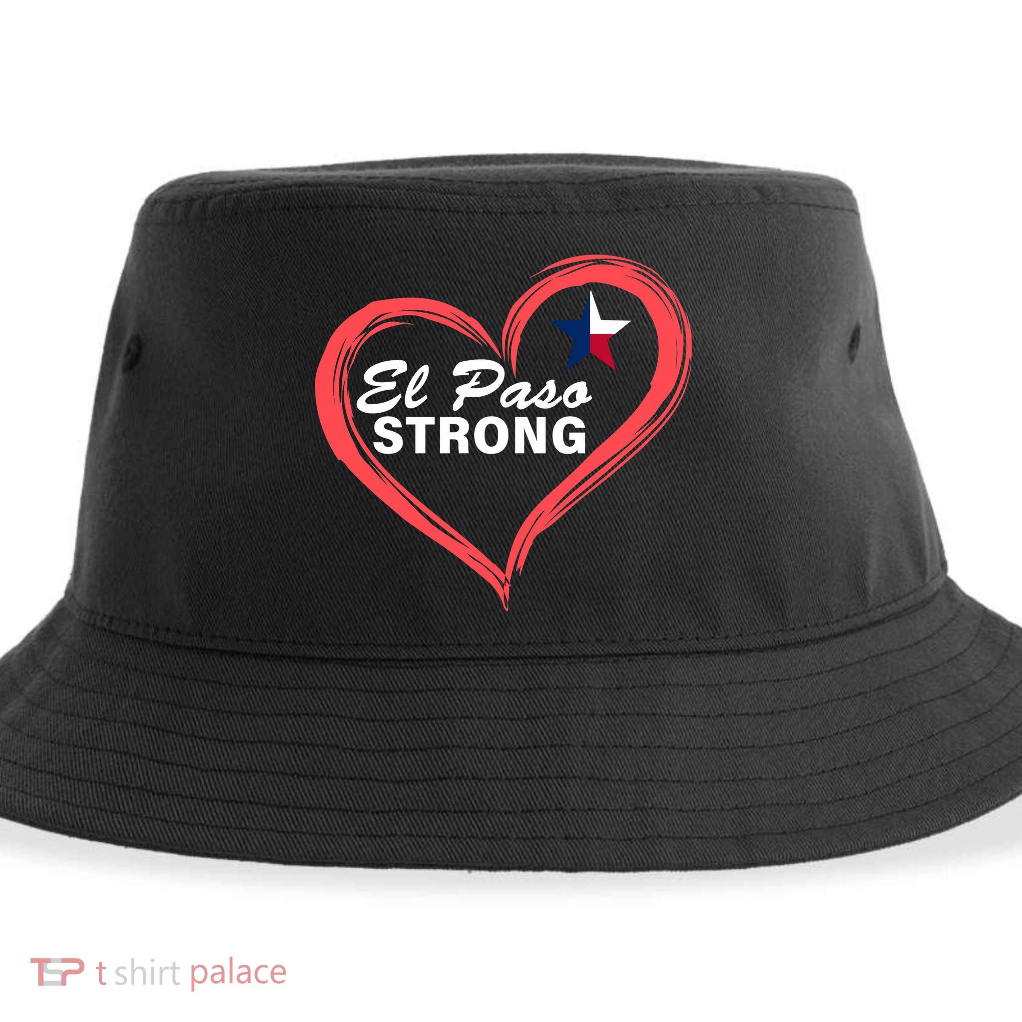 El Paso Strong Heart Texas Star Sustainable Bucket Hat