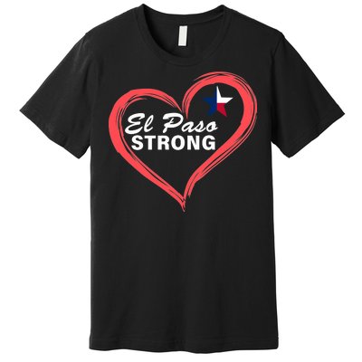 El Paso Strong Heart Texas Star Premium T-Shirt