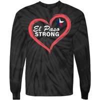 El Paso Strong Heart Texas Star Tie-Dye Long Sleeve Shirt