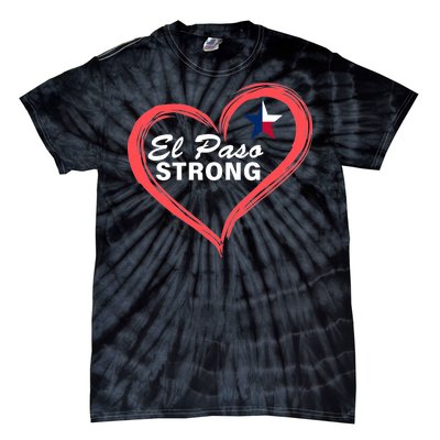 El Paso Strong Heart Texas Star Tie-Dye T-Shirt