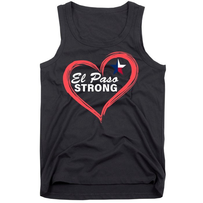 El Paso Strong Heart Texas Star Tank Top