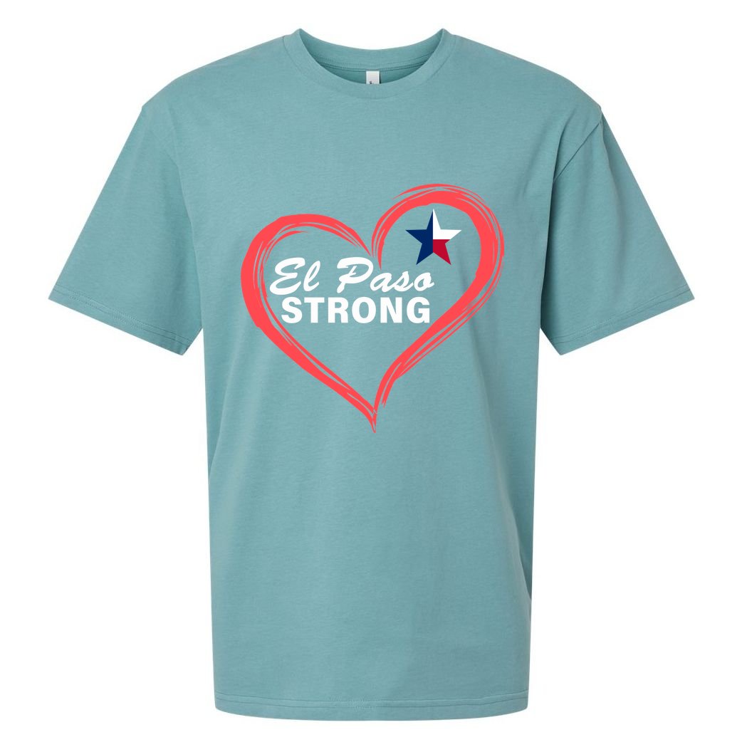 El Paso Strong Heart Texas Star Sueded Cloud Jersey T-Shirt