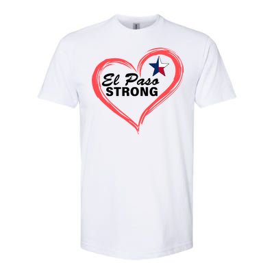 El Paso Strong Heart Texas Star Softstyle CVC T-Shirt