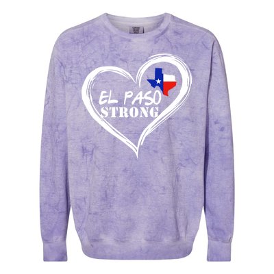 El Paso Strong Support Texas Colorblast Crewneck Sweatshirt