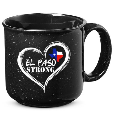El Paso Strong Support Texas 15oz Campfire Ceramic Mug