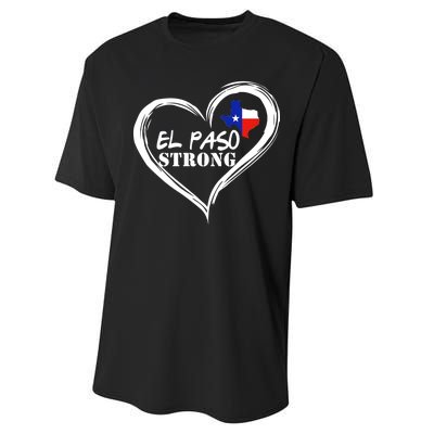 El Paso Strong Support Texas Performance Sprint T-Shirt