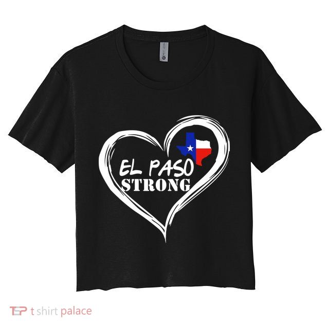 El Paso Strong Support Texas Crop Top