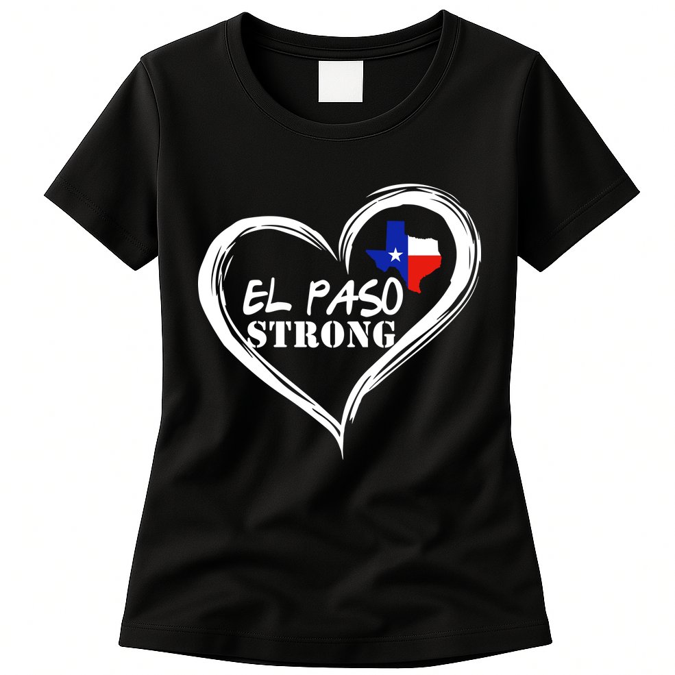 El Paso Strong Support Texas Womens T-Shirt