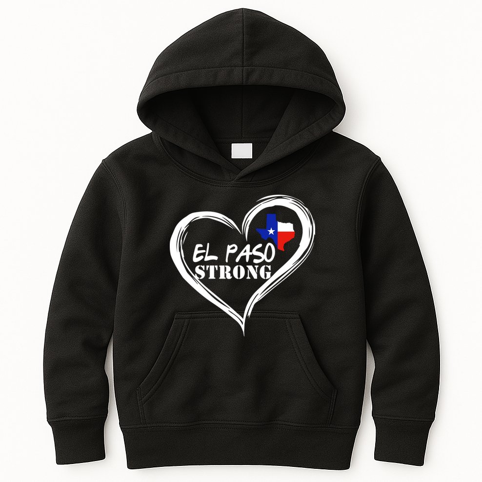 El Paso Strong Support Texas Kids Hoodie