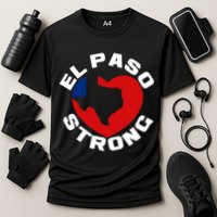 El Paso Strong Texas Heart Cooling Performance Crew T-Shirt