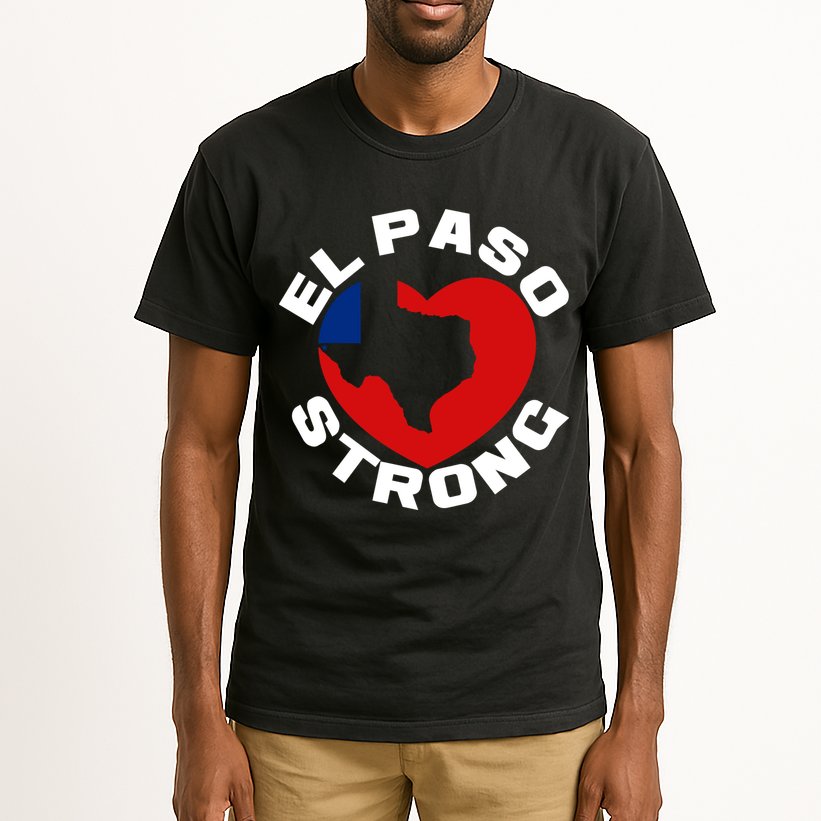 El Paso Strong Texas Heart Tall T-Shirt