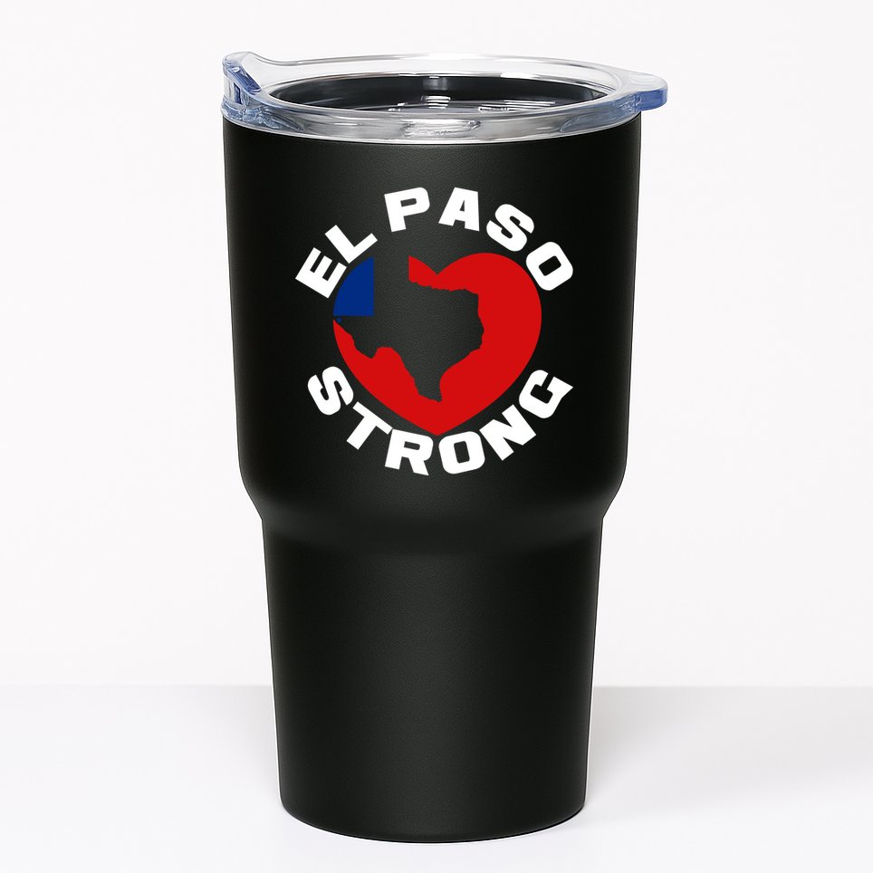 El Paso Strong Texas Heart Tumbler