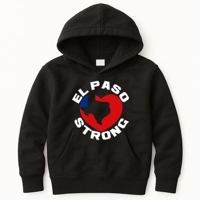 El Paso Strong Texas Heart Kids Hoodie
