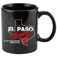 El Paso Strong Texas Shooting 11oz C Handle Ceramic Mug