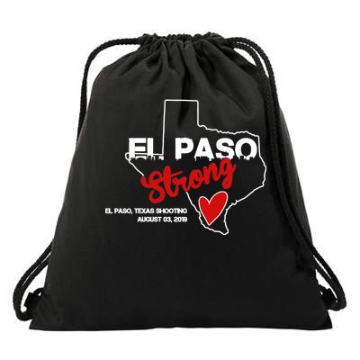 El Paso Strong Texas Shooting Drawstring Bag