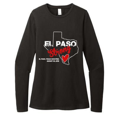 El Paso Strong Texas Shooting Womens CVC Long Sleeve Shirt