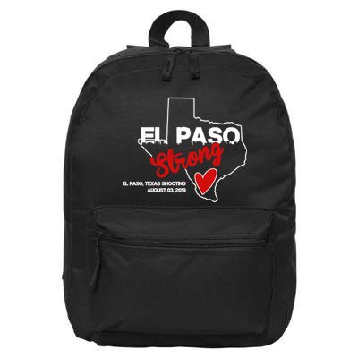 El Paso Strong Texas Shooting 16 in Basic Backpack