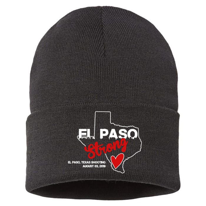 El Paso Strong Texas Shooting Sustainable Knit Beanie