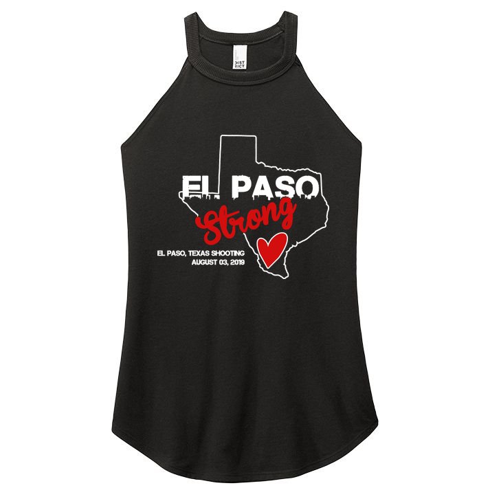 El Paso Strong Texas Shooting Women's Perfect Tri Rocker Tank
