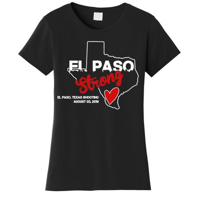 El Paso Strong Texas Shooting Women's T-Shirt