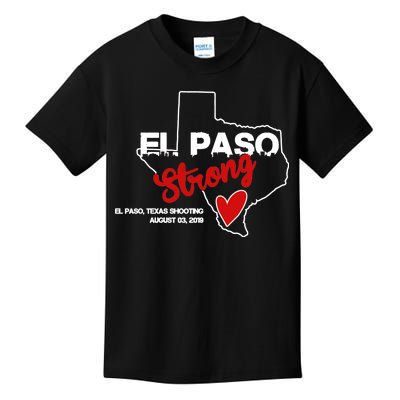 El Paso Strong Texas Shooting Kids T-Shirt