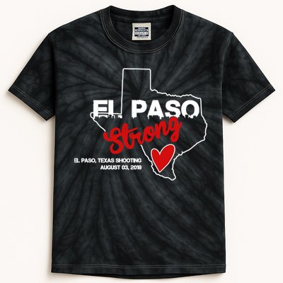 El Paso Strong Texas Shooting Kids Tie-Dye T-Shirt