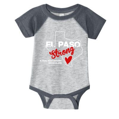 El Paso Strong Texas Shooting Infant Baby Jersey Bodysuit