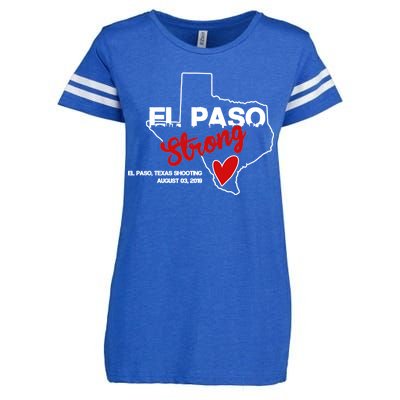 El Paso Strong Texas Shooting Enza Ladies Jersey Football T-Shirt