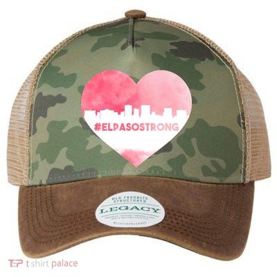 #El Paso Strong Texas Skyline Heart Legacy Tie Dye Trucker Hat
