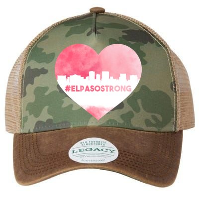 #El Paso Strong Texas Skyline Heart Legacy Tie Dye Trucker Hat