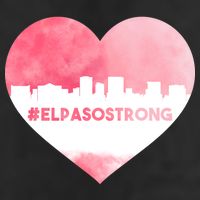 #El Paso Strong Texas Skyline Heart Cool Comfort Performance Bucket Hat