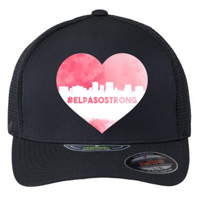 #El Paso Strong Texas Skyline Heart Flexfit Unipanel Trucker Cap