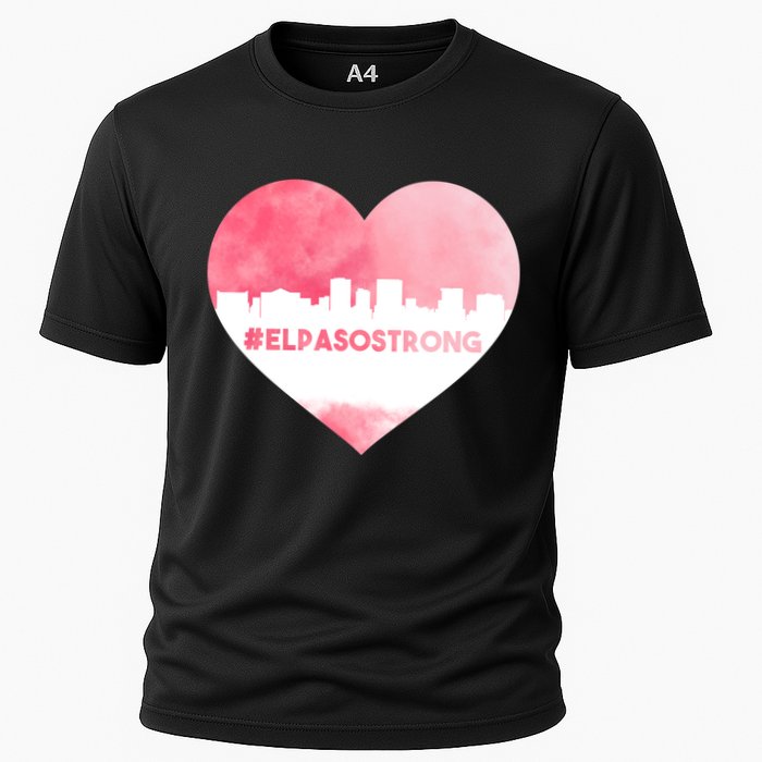 #El Paso Strong Texas Skyline Heart Cooling Performance Crew T-Shirt