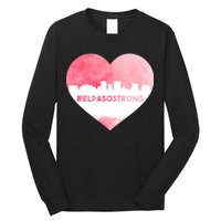 #El Paso Strong Texas Skyline Heart Long Sleeve Shirt