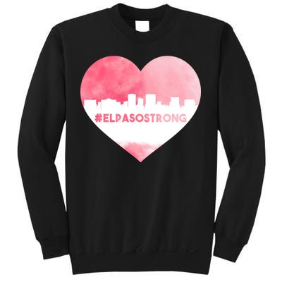 #El Paso Strong Texas Skyline Heart Sweatshirt