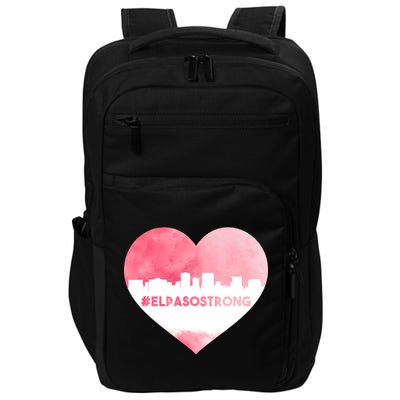 #El Paso Strong Texas Skyline Heart Impact Tech Backpack