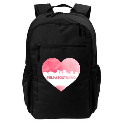 #El Paso Strong Texas Skyline Heart Daily Commute Backpack