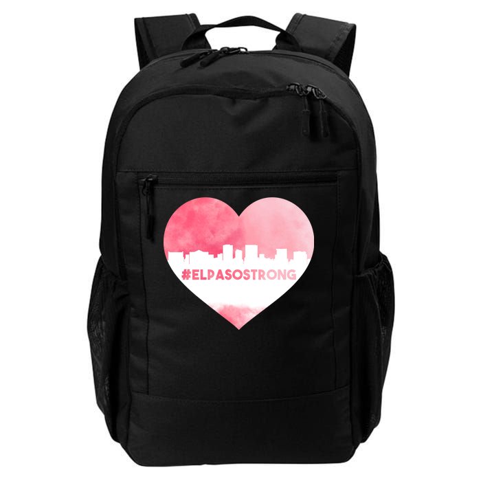 #El Paso Strong Texas Skyline Heart Daily Commute Backpack