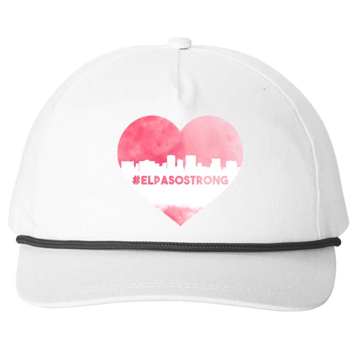 #El Paso Strong Texas Skyline Heart Snapback Five-Panel Rope Hat