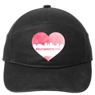 #El Paso Strong Texas Skyline Heart 7-Panel Snapback Hat