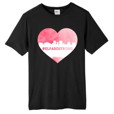 #El Paso Strong Texas Skyline Heart Tall Fusion ChromaSoft Performance T-Shirt