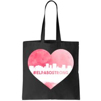 #El Paso Strong Texas Skyline Heart Tote Bag