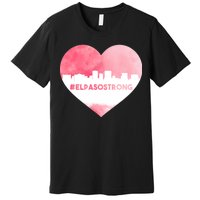 #El Paso Strong Texas Skyline Heart Premium T-Shirt