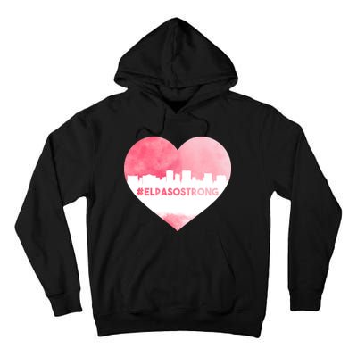 #El Paso Strong Texas Skyline Heart Tall Hoodie