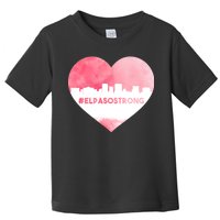 #El Paso Strong Texas Skyline Heart Toddler T-Shirt