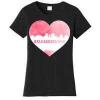 #El Paso Strong Texas Skyline Heart Women's T-Shirt