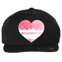 #El Paso Strong Texas Skyline Heart Wool Snapback Cap