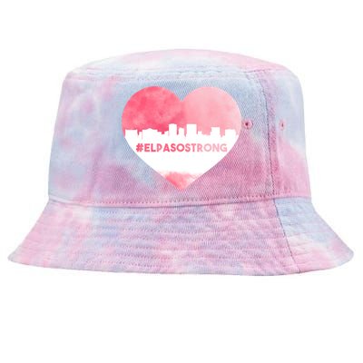 #El Paso Strong Texas Skyline Heart Tie-Dyed Bucket Hat