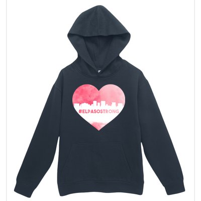 #El Paso Strong Texas Skyline Heart Urban Pullover Hoodie